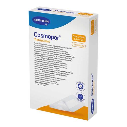 Cosmopor transparent Folienverband 9x15 cm steril - 1