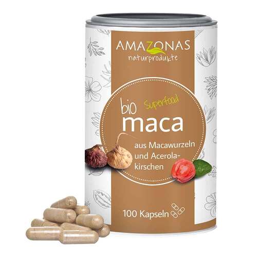 Maca Bio Vegicaps mit Bio Acerola Pulver - 1