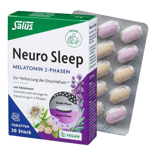 Neuro Sleep Melatonin 2-Phasen Tabletten Salus - 1