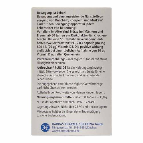 Arthrovitan Plus D3 Kapseln - 2