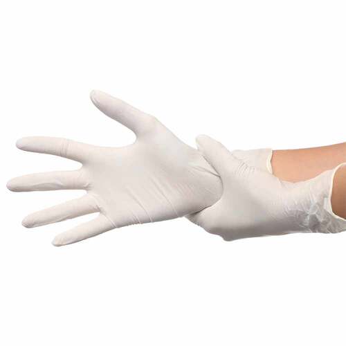 Domotherm Untersuchungshandschuhe Latex unsteril pf M blau - 2