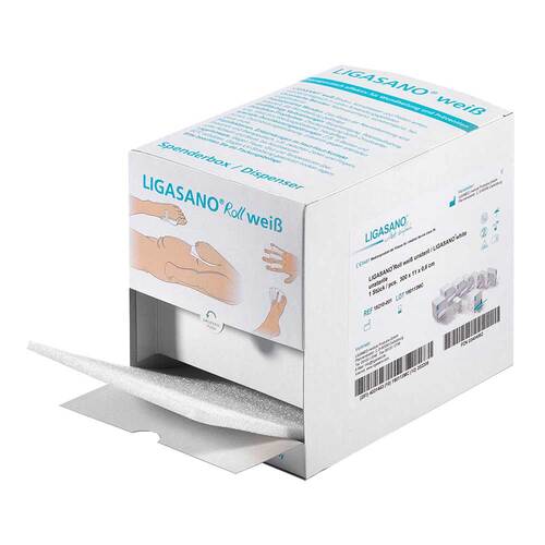 Ligasano Roll wei&szlig; Verband 0,6x11x300 cm unsteril - 1