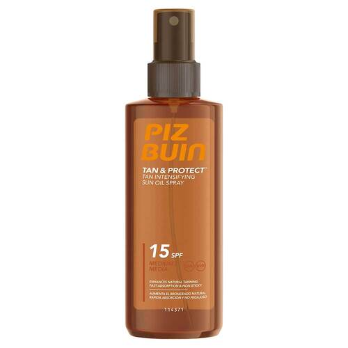 Piz Buin Tan &amp; Protect Sun Oil Spray LSF 15 - 1