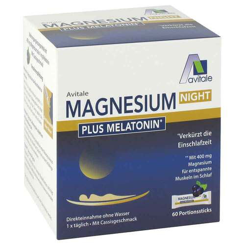 Magnesium Night plus 1 mg Melatonin Pulver - 1