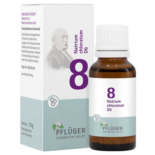 Biochemie Pfl&uuml;ger 8 Natrium chloratum D 6 Globuli - 1