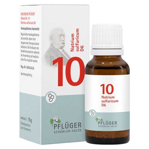 Biochemie Pfl&uuml;ger 10 Natrium sulfuricum D 6 Globuli  - 1