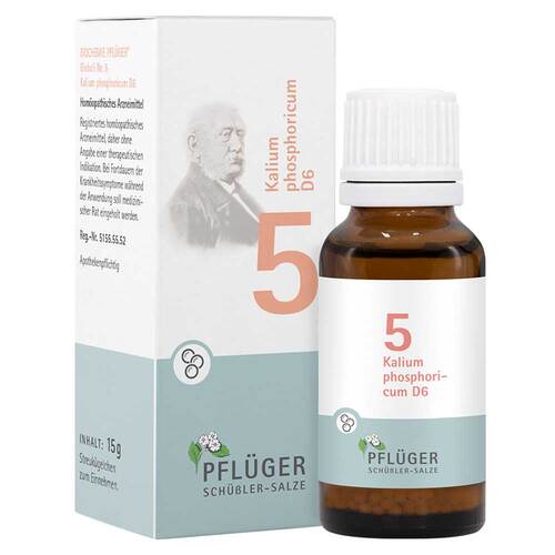 Biochemie Pfl&uuml;ger 5 Kalium phosphoricum D 6 Globuli  - 1