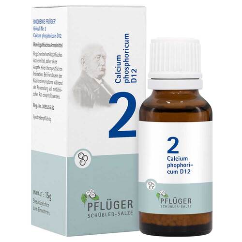 Biochemie Pfl&uuml;ger 2 Calcium phosphoricum D 12 Gl. - 1