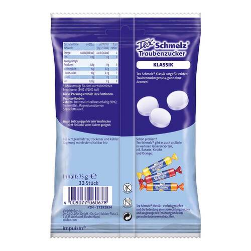 Tex-Schmelz Klassik Traubenzucker - 2