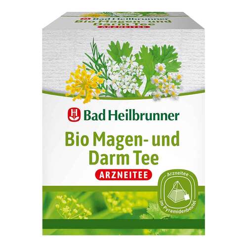 Bad Heilbrunner Bio Magen- und Darm Tee Pyr.Beutel  - 1