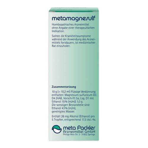Metamagnesulf Tropfen zum Einnehmen - 2