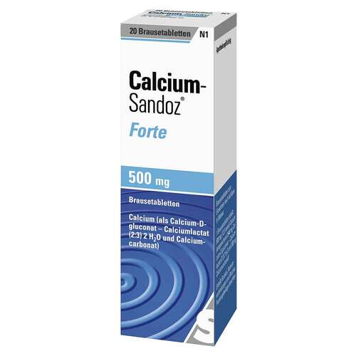 Calcium Sandoz forte 500 mg Brausetabletten - 1
