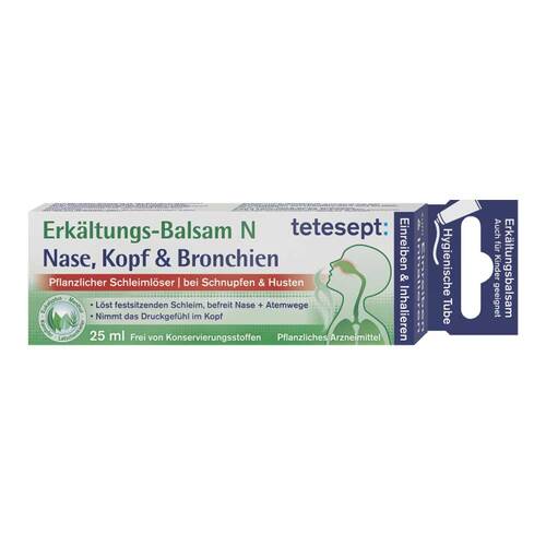 Tetesept Erk&auml;ltungs-Balsam N Nase Kopf &amp; Bronchien - 1