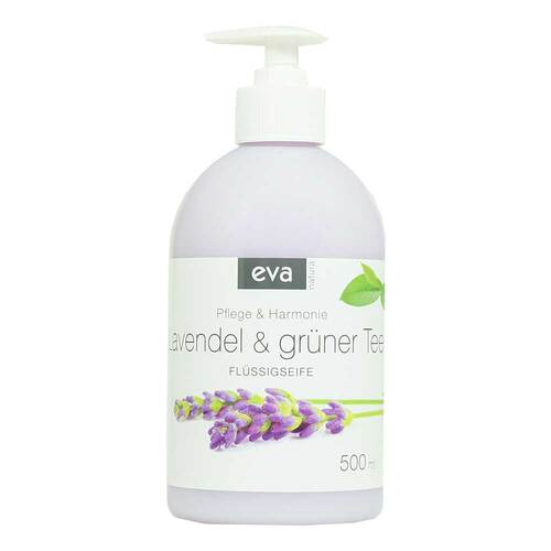 Eva Natura cremige Fl&uuml;ssigseife Lavendel + gr&uuml;n.Tee - 1
