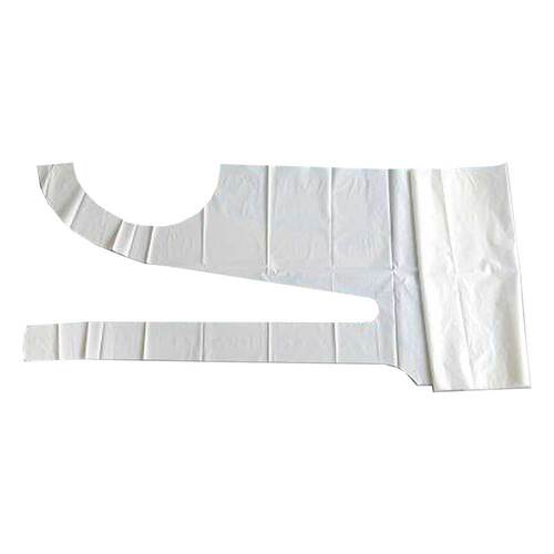 Domotherm Einmal Schutzsch&uuml;rzen 70x110 cm wei&szlig; - 2