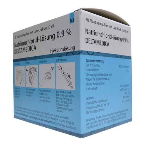 Natriumchlorid-L&ouml;sung 0,9% Deltamedica Luer-Lo Pl. - 6