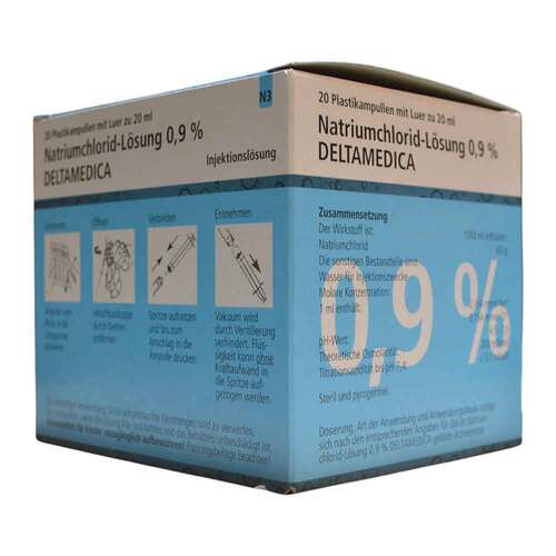 Natriumchlorid-L&ouml;sung 0,9% Deltamedica Luer Pl. - 5