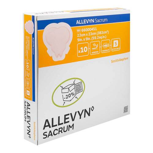 Allevyn Sacrum gro&szlig; 22x22 cm Wundverband haftend - 1