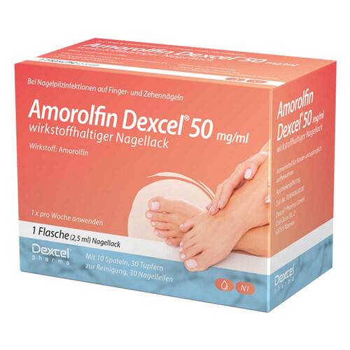 Amorolfin Dexcel® 50 mg/ml wirkstoffhaltiger Nagellack - 1