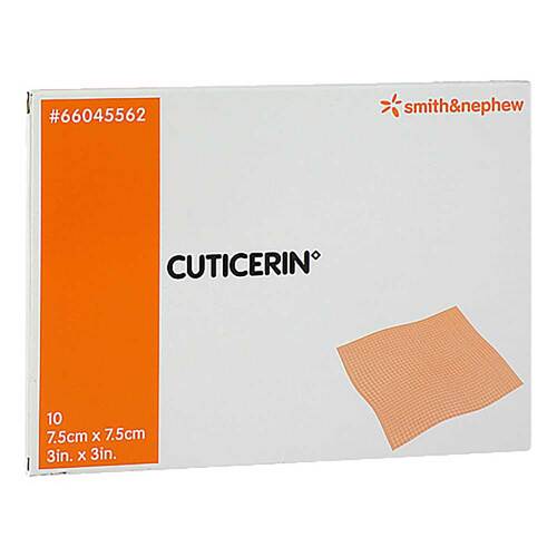 Cuticerin 7,5x7,5 cm Gaze mit Salbenbeschichtung - 1