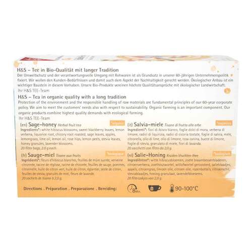 H&S Bio Salbei-Honig Filterbeutel - 2