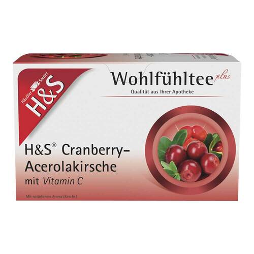 H&S Cranberry-Acerolakirsche mit Vitamin C Fbeutel  - 1