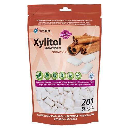 Miradent Xylitol Chewing GUM Zimt Nachf&uuml;llpackung - 1