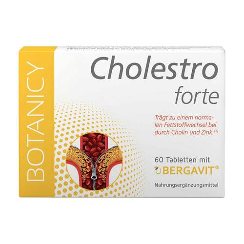 Botanicy Cholestro forte mit Bergavit Tabletten - 1