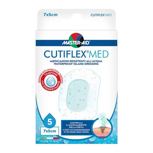 Cutiflex Med Folien-Wundverband 5x7 cm - 1