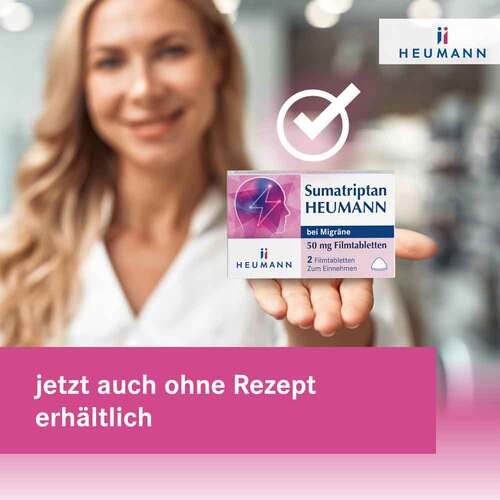 Sumatriptan Heumann bei Migr&auml;ne 50 mg Filmtabletten  - 6