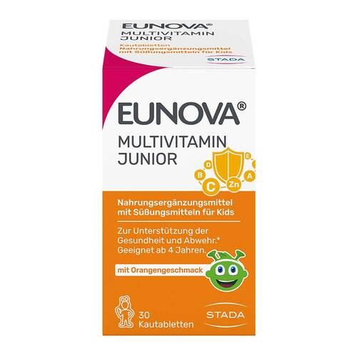 Eunova Junior Kautabletten mit Orangengeschmack - 1