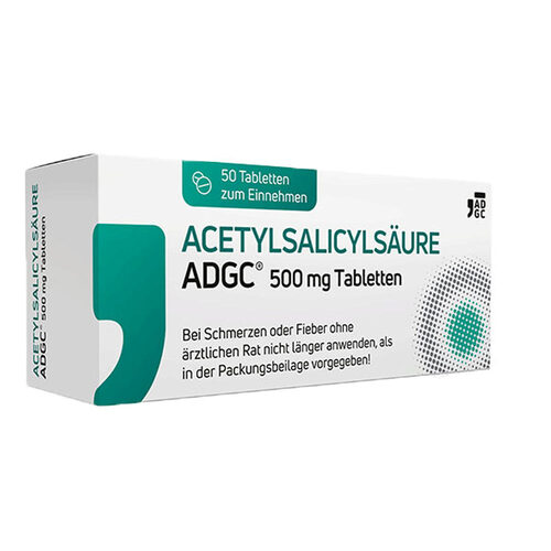 ACETYLSALICYLS&Auml;URE ADGC® 500 mg Tabletten - 1