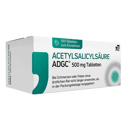 ACETYLSALICYLS&Auml;URE ADGC® 500 mg Tabletten - 1