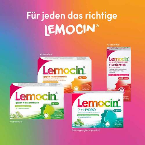 Lemocin® gegen Halsschmerzen Honig- und Zitronengeschmack - 8