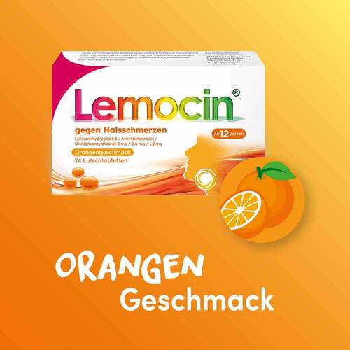 Lemocin® gegen Halsschmerzen Orangengeschmack - 5