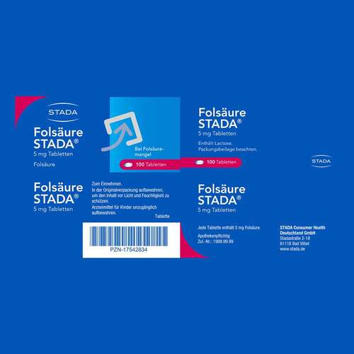 Fols&auml;ure STADA® 5 mg Tabletten - 5