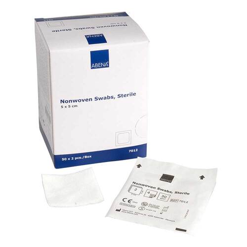 Vlieskompressen steril 5x5 cm 4lagig - 1