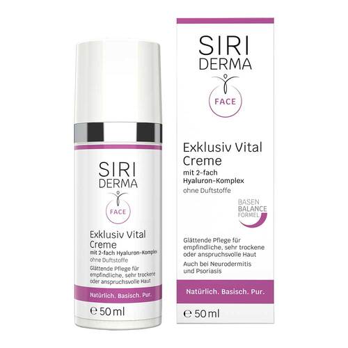Siriderma Exklusiv Vital Creme ohne Duftstoffe - 1