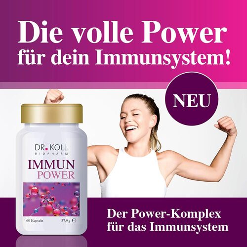 Immun Power Dr. Koll Vitamin C + Vitamin D + Zink Kapseln  - 2