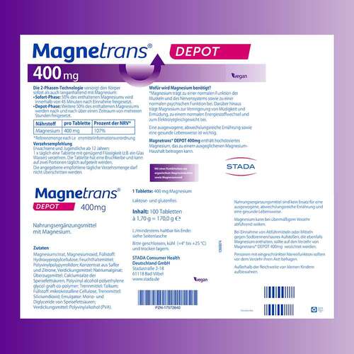 Magnetrans Depot 400 mg Tabletten - 5