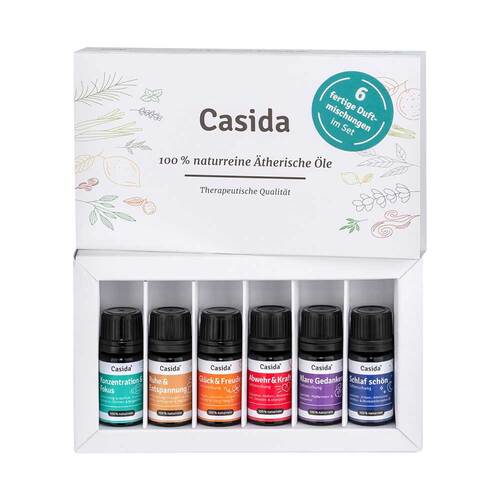 &Auml;therische &Ouml;le Duftmischungen Set naturrein Top 6 - 1