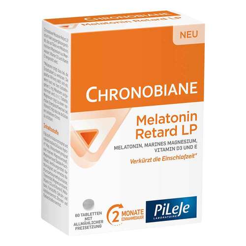 Chronobiane Melatonin Retard LP 1mg Einschlaf Tabletten  - 1