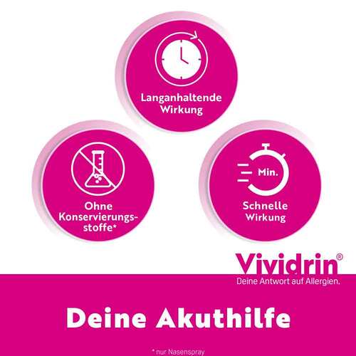 Vividrin® Azelastin Kombipackung bei Heuschnupfen &amp; Allergien - 4
