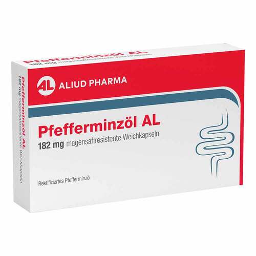 Pfefferminz&ouml;l AL 182 mg magensaftresistent Weichkapseln bei Reizdarm - 1