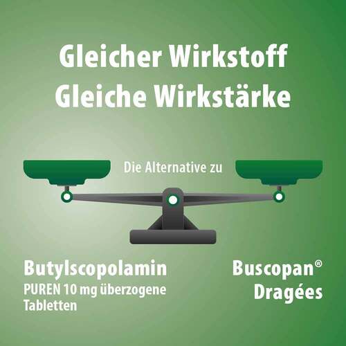 Butylscopolamin PUREN 10 mg Tabletten - 7
