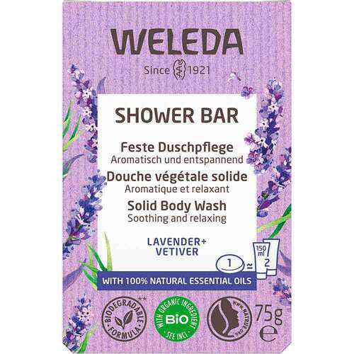 Weleda feste Duschpflege Lavender + Vetiver - 2