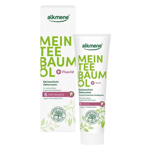 Alkmene Mein Teebaum&ouml;l Kariesschutz Zahncreme - 1