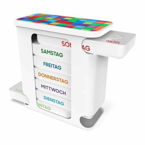 Kerpers Pillendose Pillenturm 7-Tage bunt - 3