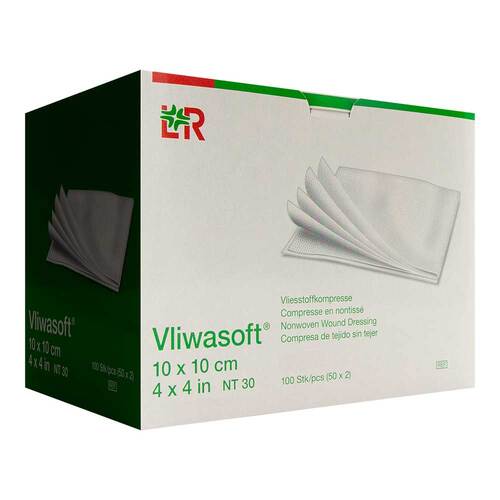 Vliwasoft Vlieskompressen 10x10 cm unsteril 4l. - 1