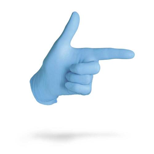 Sentina Azure Nitrile Untersuchungshandschuhe unste.pf L 8 - 9 - 2